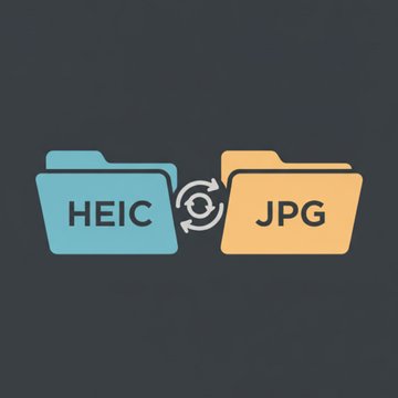 HEIC vs JPG format comparison showing how to convert HEIC to JPG on iPhone and Windows
