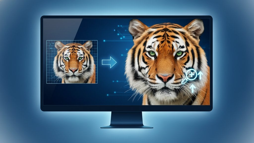 Image resizing illustration showing how to preserve sharpness and quality when changing photo dimensions